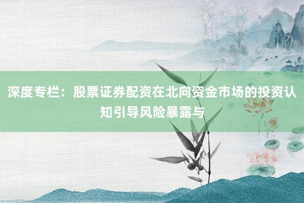 深度专栏：股票证券配资在北向资金市场的投资认知引导风险暴露与