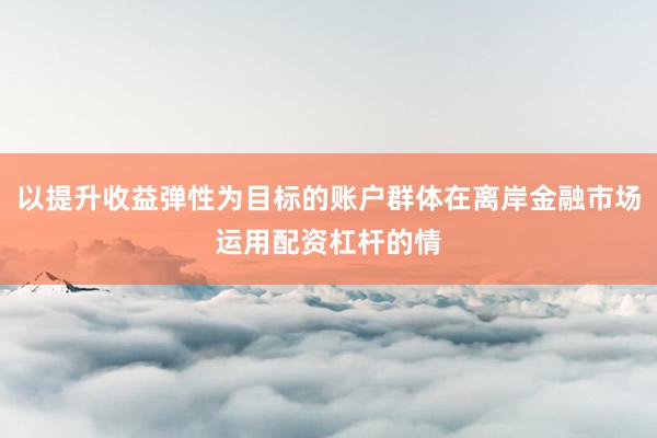 以提升收益弹性为目标的账户群体在离岸金融市场运用配资杠杆的情